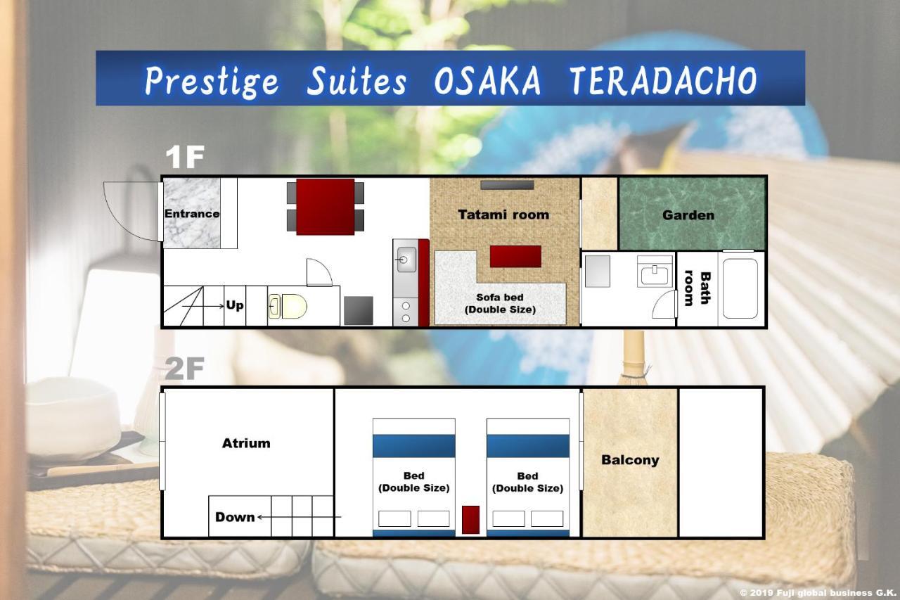 Prestige Suites Osaka Teradacho ภายนอก รูปภาพ